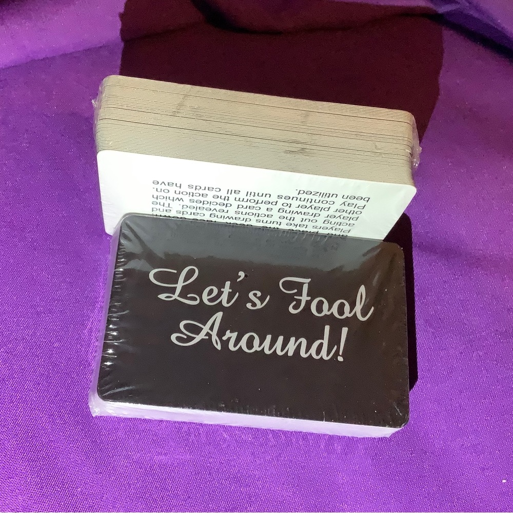 Let’s Fool Around game cards (adults only)